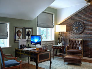 Кабинет в мансардном этаже, Sweet Home Design Sweet Home Design Classic style study/office