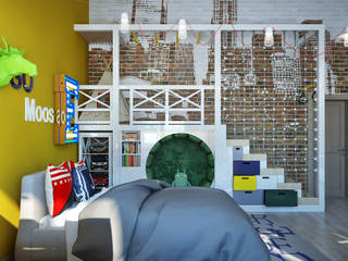 Детская комната для мальчика, Sweet Home Design Sweet Home Design Modern nursery/kids room