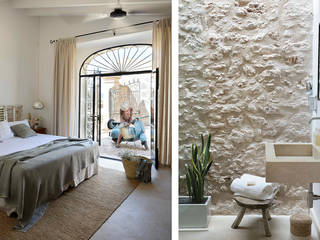 HOTEL CAL REIET – GUEST HOUSES, Bloomint design Bloomint design Mediterranean style bedroom