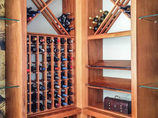 Adega C&T, Juliana Stefanelli Arquitetura e Design Juliana Stefanelli Arquitetura e Design Wine cellar