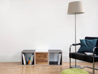 Würfelregal W1, Zweitform Zweitform Living roomShelves Engineered Wood Multicolored
