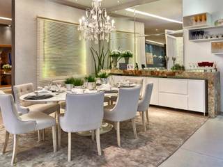 Decora Lider Campinas - Sala de Almoço – Em Volta da Mesa, Lider Interiores Lider Interiores Modern Dining Room