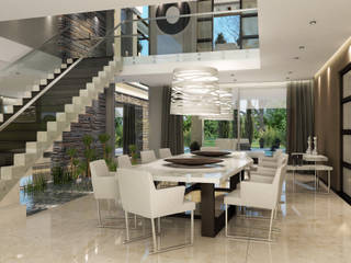 PROYECTO - VIVIENDA LELOIR - INTERIORES, Estudio JP Estudio JP Modern dining room