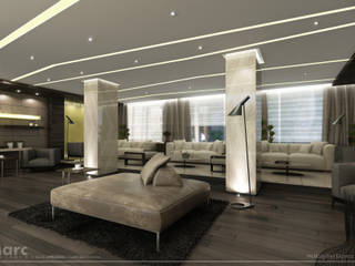 Proyecto de Diseño Interior - Lobby Hotel, Estudio JP Estudio JP Ruang Komersial