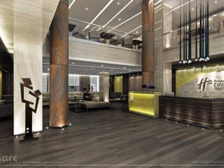 Proyecto de Diseño Interior - Lobby Hotel, Estudio JP Estudio JP Commercial spaces