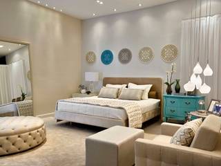 Decora Lider Campinas - Suíte do jovem casal, Lider Interiores Lider Interiores モダンスタイルの寝室