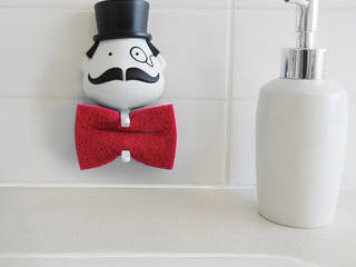 벨렉 디자인 미스터 스폰지 홀더/ 수세미 걸이(Peleg Design Mr. Sponge Holder), Brillian Co. Brillian Co. Cozinhas modernas Plástico