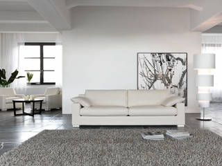 Bielefelder Werkstätten, Zimmermanns Kreatives Wohnen Zimmermanns Kreatives Wohnen Eclectic style living room Textile White