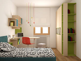 Cameretta teenager., OGARREDO OGARREDO Modern Bedroom