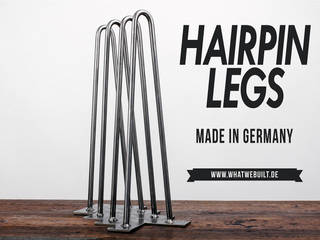 Hairpin Legs , What We Built What We Built Industrial style dining room