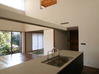 神木本町の家, 向山建築設計事務所 向山建築設計事務所 ห้องครัว