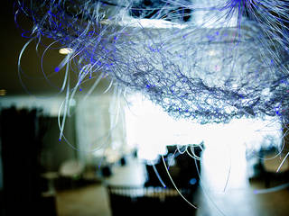 Cohesion chandelier, bymorph bymorph 모던스타일 드레싱 룸