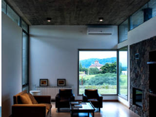 Casa El Tipal - Hormigón, Proyecto Norte Proyecto Norte Modern living room