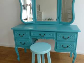 Dressing table. Happykidsart Schlafzimmer im Landhausstil Holz Holznachbildung Schminktisch