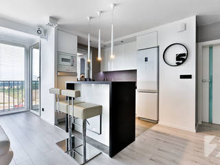 Meble kuchenne na wymiar do apartamentu, 3TOP 3TOP Modern style kitchen MDF