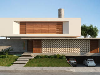 Casa IF, Martins Lucena Arquitetos Martins Lucena Arquitetos บ้านและที่อยู่อาศัย