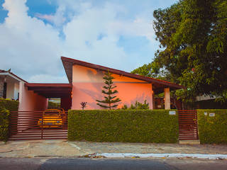 Casa Mariana, Martins Lucena Arquitetos Martins Lucena Arquitetos Rustic style houses