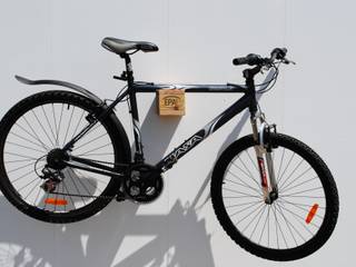 Fahrradhalter aus Paletten Holz , IrekHolzArt IrekHolzArt HuishoudenOpbergen Hout