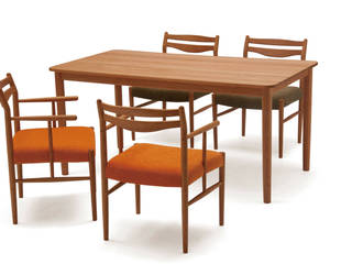 canale, NDstyle./NODA FURNITURE co.,ltd. NDstyle./NODA FURNITURE co.,ltd. İskandinav Yemek Odası Bambu Yeşil