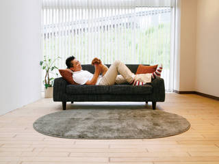 SIESTA, NDstyle./NODA FURNITURE co.,ltd. NDstyle./NODA FURNITURE co.,ltd. Livings de estilo escandinavo Salas y sillones