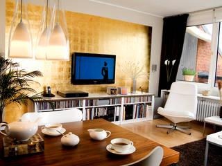 Gold macht glücklich Raumagentur - ArteFakt Modern Living Room