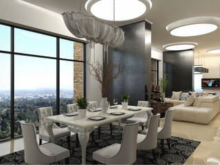 С видом на город, Art Style Design Art Style Design Minimalist dining room