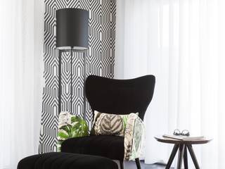 Sala Tropical Chic, Movelvivo Interiores Movelvivo Interiores Eclectic style living room Black