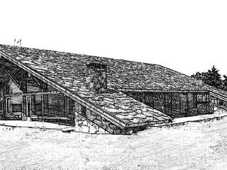 Fotos en blanco y negro, Manuel Monroy Pagnon, arquitecto Manuel Monroy Pagnon, arquitecto Nhà phong cách mộc mạc