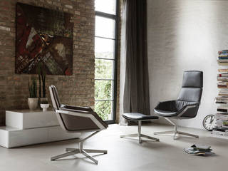 IP Design, Zimmermanns Kreatives Wohnen Zimmermanns Kreatives Wohnen Modern living room Leather Brown