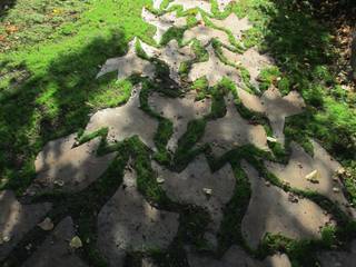 Dallage "LandArt Escher" en Acier , Temo Temo Vườn phong cách hiện đại Sắt / thép