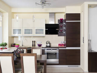 Nowoczesne mieszkanie w Krakowie, ARTEMA PRACOWANIA ARCHITEKTURY WNĘTRZ ARTEMA PRACOWANIA ARCHITEKTURY WNĘTRZ Modern Kitchen