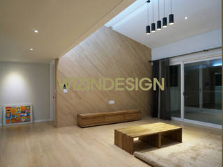 분당 정자 61평 아파트 , wizingallery wizingallery Modern Living Room MDF