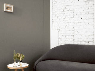 The Studio. (Design in 15mq ), Moodern Moodern Scandinavian style living room