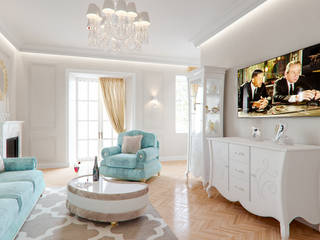 Three room apartment in Frankfurt am Main, Germany., Insight Vision GmbH Insight Vision GmbH Klassische Wohnzimmer