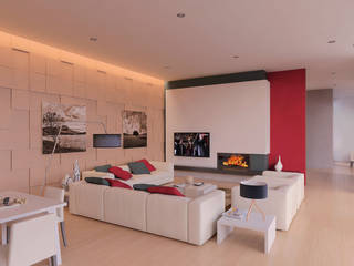 Interior | Living Room, Creative Architecture Visualization Creative Architecture Visualization Soggiorno moderno