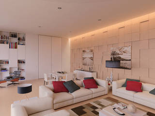 Interior | Living Room, Creative Architecture Visualization Creative Architecture Visualization Salas de estar modernas