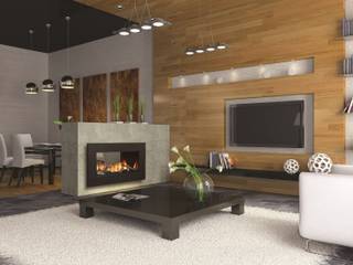 Chimeneas, CHIMENEAS JAHEZA CHIMENEAS JAHEZA Modern living room Fireplaces & accessories