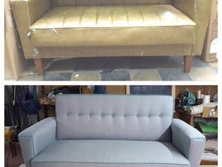 Renovación de sillas y sofás, michelleimar michelleimar Moderne Wohnzimmer