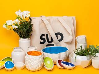 Objetos de decoración para interiores y exteriores, SUD SUD Salones modernos