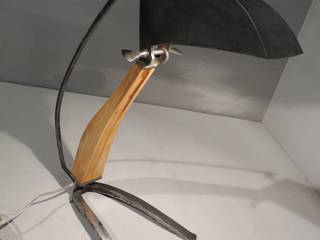 Lampe de bureau "L'Ornithorynque", FW-art FW-art Eclectic style study/office Iron/Steel