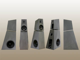 Lautsprecher AV6, oggi-beton oggi-beton Modern Media Room