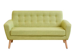 Sexton 2 Seater Sofa, Retro Green homify Living room Sofas & armchairs