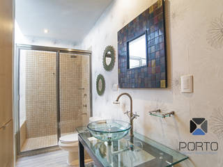 Proyecto Residencial "La Ramona.", PORTO Arquitectura + Diseño de Interiores PORTO Arquitectura + Diseño de Interiores Eclectic style bathroom