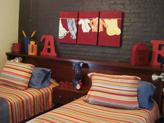 Cuarto Colorido Juvenil, LM decoración LM decoración Dormitorios de estilo moderno