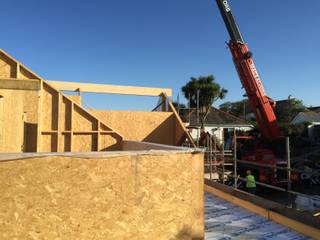 Porthleven Timber Frame Project Summer 2015, Building With Frames Building With Frames Будинки Дерево Дерев'яні