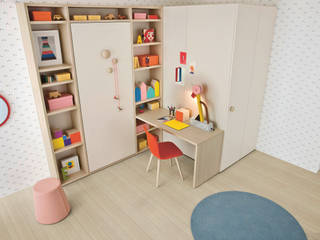 NIDI MOOVING : idee salvaspazio ROOM#4, Nidi Nidi Moderne Kinderzimmer Weiß