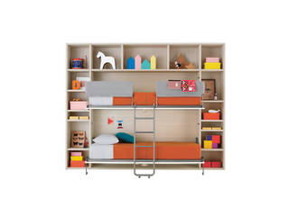 NIDI MOOVING : idee salvaspazio LETTO TWIDDY, Nidi Nidi Modern Kid's Room