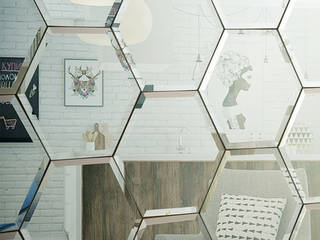 Mirrored Tiles: Reflect Style and Elegance with Stunning Mirrored Tile Designs, My Furniture My Furniture غرفة المعيشة