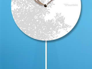 스윙벽시계 시리즈 (Swing wall clock -series), fountain studio fountain studio モダンな 家 木 木目調