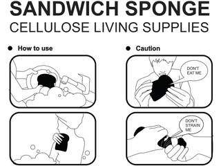 샌드위치스폰지 (Sandwich sponge), fountain studio fountain studio مطبخ